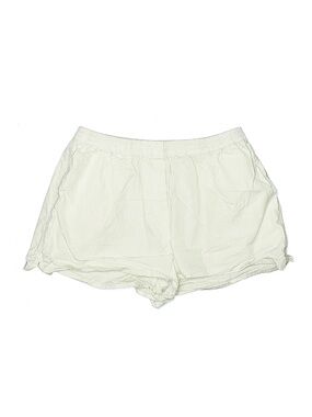Babaton Cream Elastic-Waist Athletic Shorts